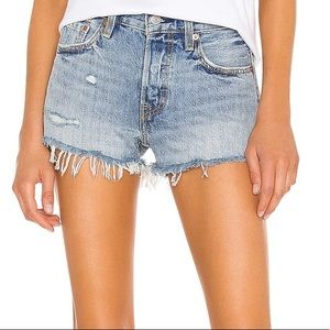 Levi 501 denim shorts - Waveline wash